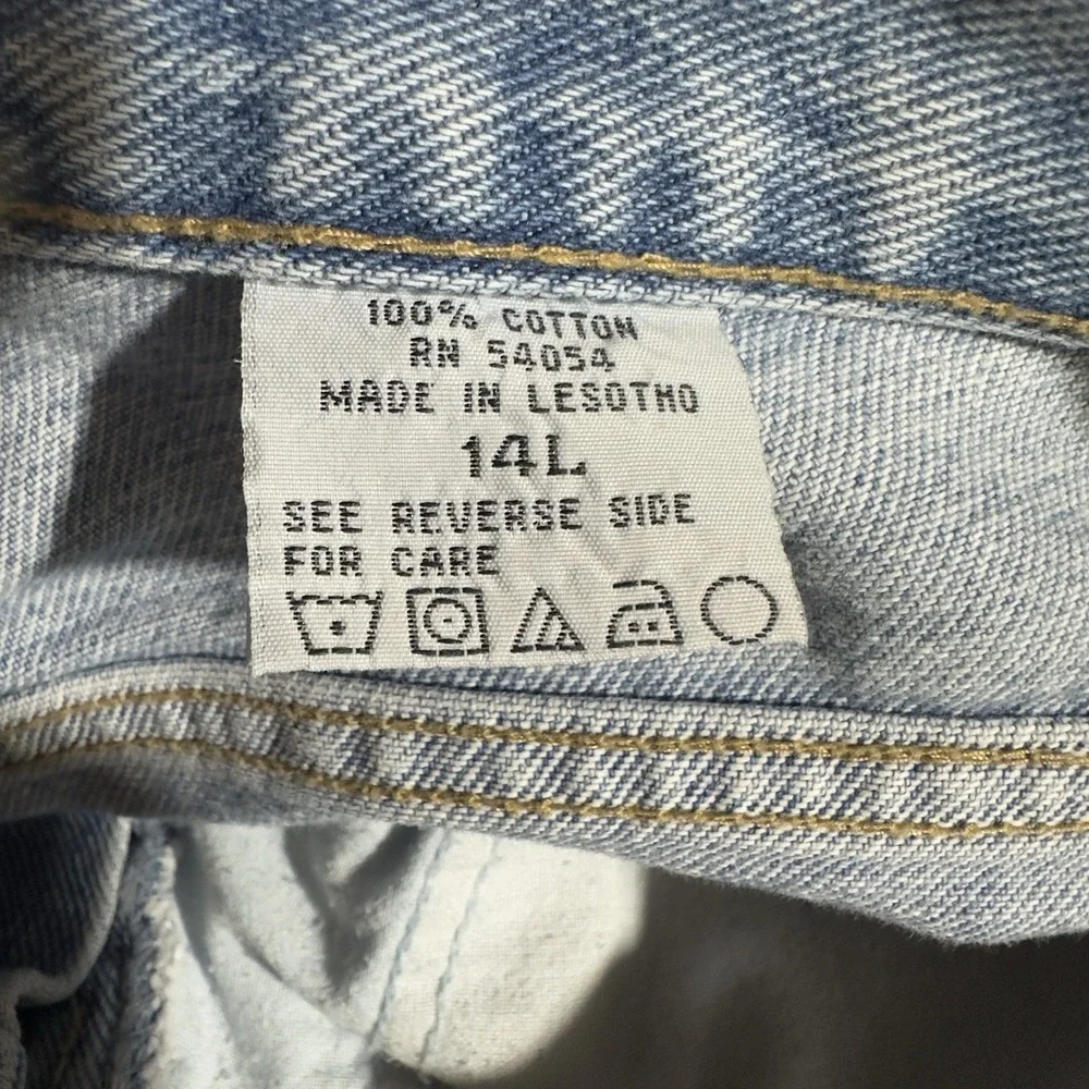 Bugle Boy Vintage Women's Jeans Sz 14L High Rise Relaxed Leg Mom Pants Easy‎ Fit